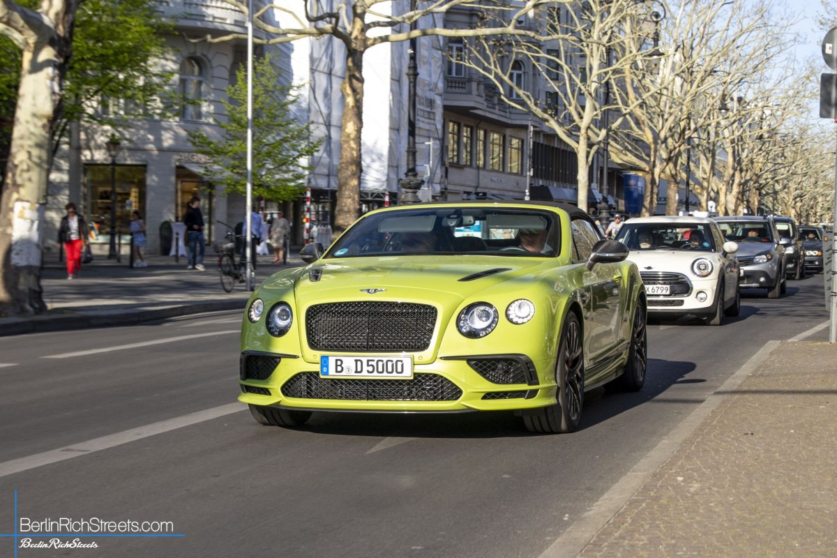Bentley Continental SuperSports Convertible (2018) spotted in Berlin — BerlinRichStreets